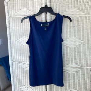 Karen Scott navy blue tank top size M